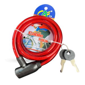 S1755 linga de moto rojo 1.2m x 10mm 13373