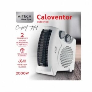 Caloventor electrico aitech 2 en 1 apoyo vertical 13388