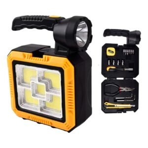 Niv189 lampara solar c/caja de herramienta portati 13426