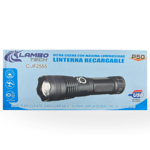 C-jf2555 linterna recargable p50 10horas lambo 13492