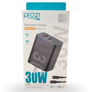 Cargador pro21 30w usb+c c/cable c a c 13496