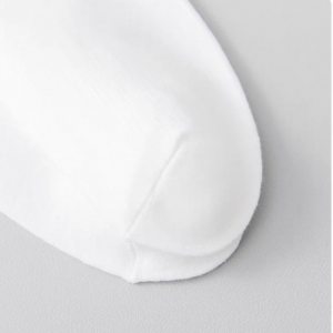 MEDIAS DE ALGODON BLANCO CON DISEÑO - X 10 UNI