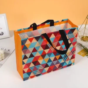 BOLSA DE REGALO REUTILIZABLE ESTAMPADA SURT. - X 12 UNI
