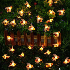 GUIRNALDA CON 30 LUCES DE ABEJAS CÁLIDO 5M