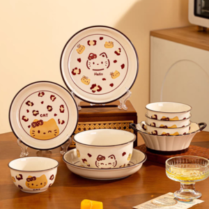 PLATO CERAMICA 8" GATO
