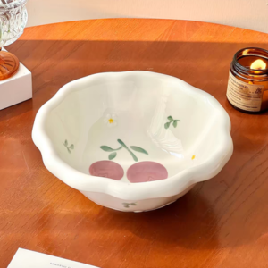 BOWL CERAMICA 8.6" CEREZAS