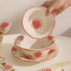 BOWL CERAMICA 5.5" CON FLOR DE CEREZO