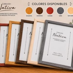 Porta madera nativo 20x25