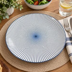 Plato playo ceramica 26cm sicodelico