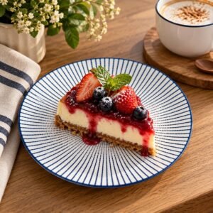 Plato postre 19cm ceramica sicodelico