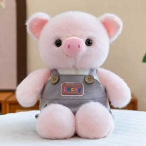 Chancho con jardinero 40cm