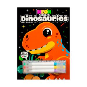 COLOREO NEON DINOSAURIOS