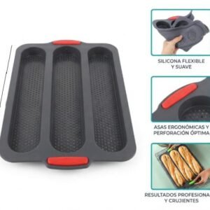 MOLDE SILICONA PARA PAN