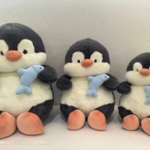 Pingüino con pez 30cm
