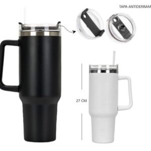 VASO TERMICO (BLANCO Y NEGRO)